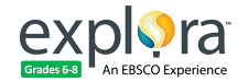 Explora for Middle School logo