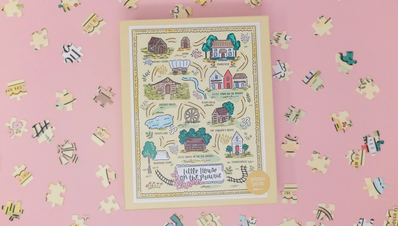 little house on the prairie map puzzle