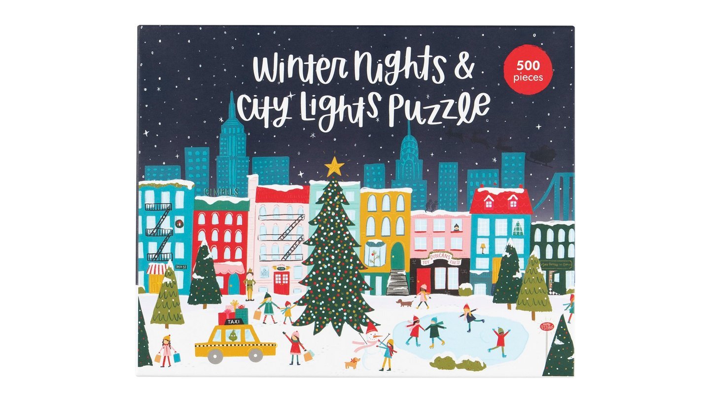 winter nights city lights puzzle
