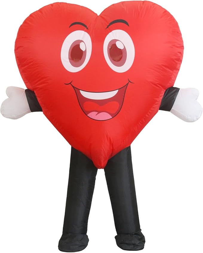 heart inflatable costume