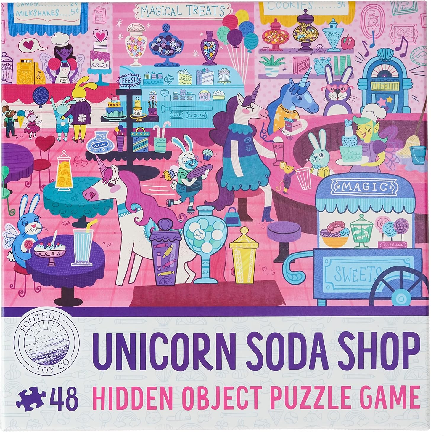 unicorn soda shop puzzle