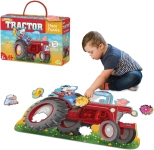 shiny tractor floor puzzle