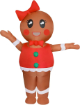 gingerbread lady inflatable costume