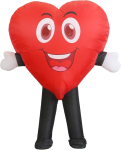heart inflatable costume