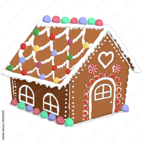 Paper Gingerbread House 