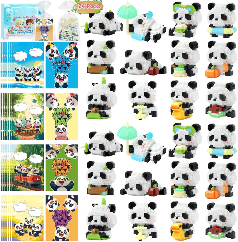 mini panda building kits