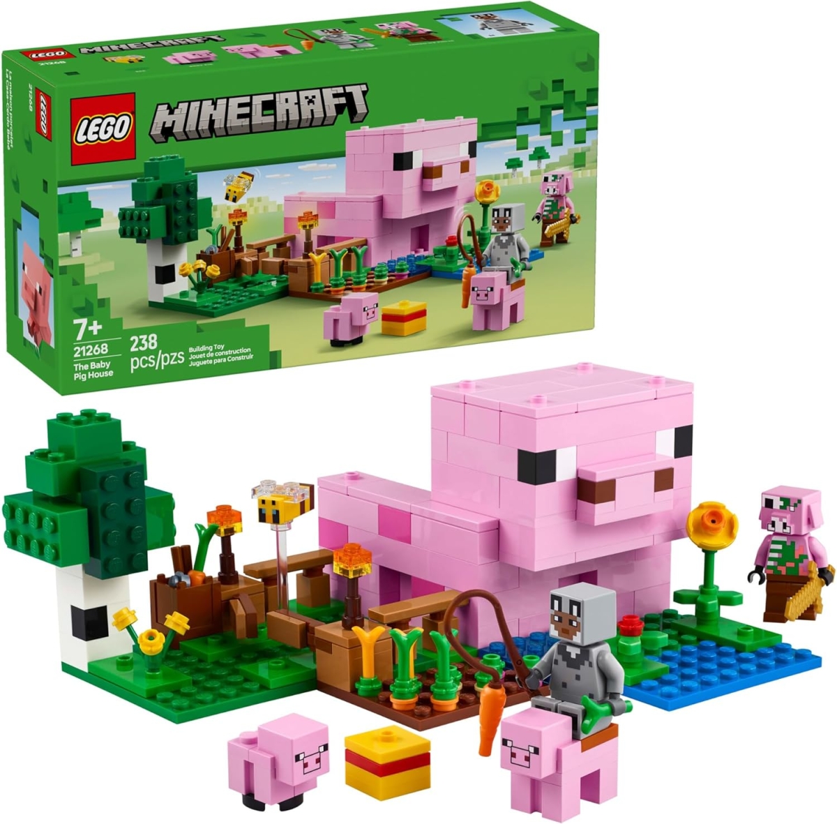 Pig Mincraft Lego Set