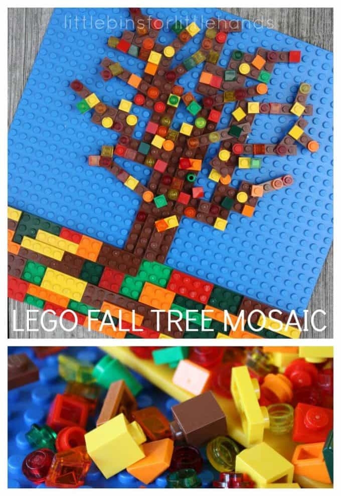 Lego Fall Tree and Leaves 