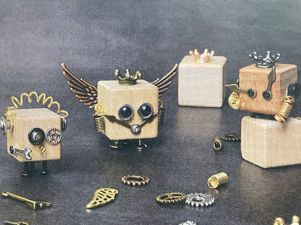 Wood Block Robots